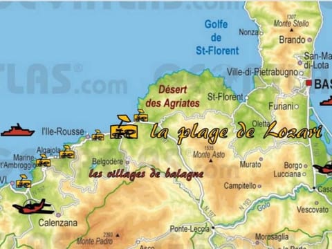 Wohnung mit allem Komfort Strand zu Fuß Apartment in Belgodère