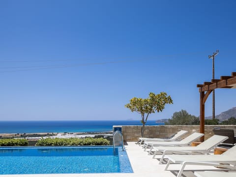 Villa Elpida I Meerblick, ''beheizter'' Pool Vacation rental in Crete