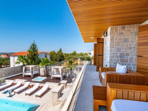 Villa Nena with heated pool, jacuzzi and sauna Vacation rental in Biograd na Moru