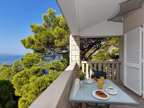 Pine Canopy Studio mit Balkon und Meerblick A1 Apartment in Brela