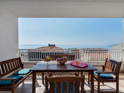 Vele Duplex-Wohnung mit Terrassen und Meerblick Apartment in Makarska