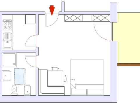 mit privatem Balkon Apartment in Ortisei