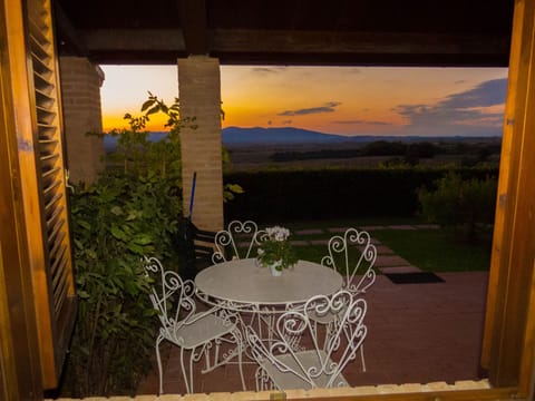 Studio-Apartment mit privatem Garten und Panoramablick Apartment in Tuscany