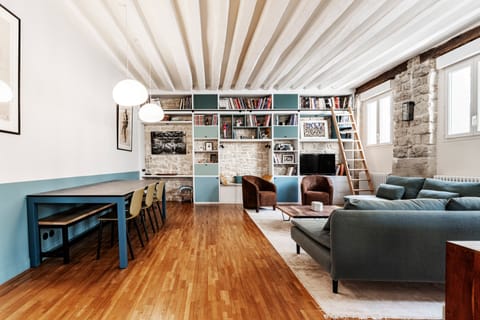 Parchment & Stone Apartment in Paris