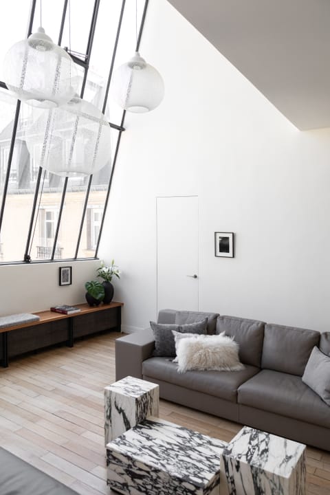 Lofty & Light Apartment in Paris