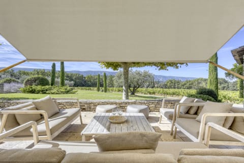 Champagne & Blue Apartment in Goult