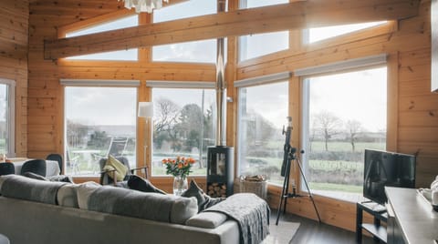 Ty Log Cabin in Wales