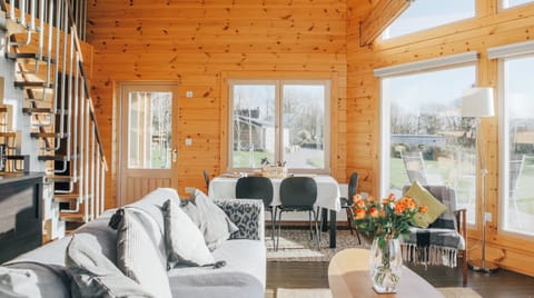 Ty Log Cabin in Wales