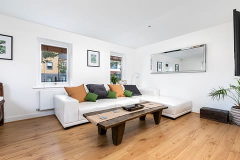 Teak On White Apartment in Reading