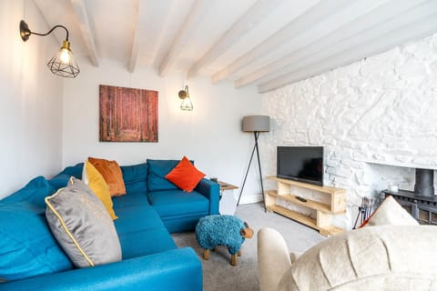 The Fuzzy Blue Sheep Apartment in Amroth