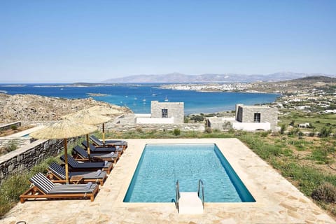 Stone Blue Apartment in Paros, Greece