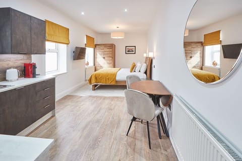 Golden Velvet Apartment in Saltburn