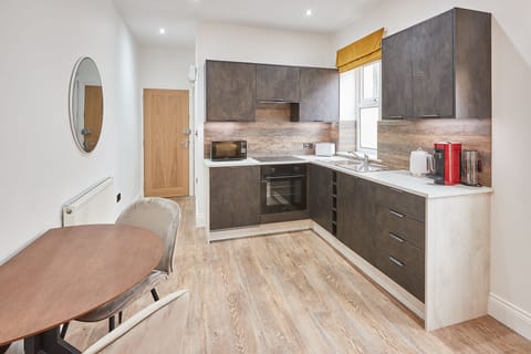 Golden Velvet Apartment in Saltburn