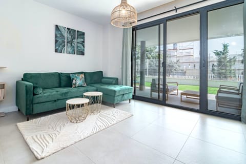 Garden Spill Apartment in Estepona