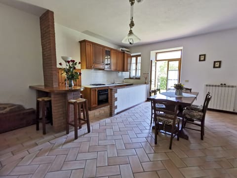 Through the Brick Arch Apartment in Umbria