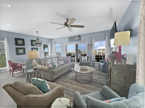Spacious Living Room | Ocean Views