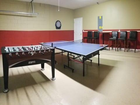 Games Room in garage