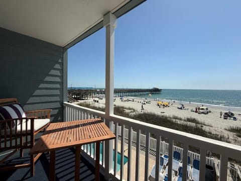Private oceanfront balcony