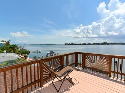 Morning coffee on the top balcony!