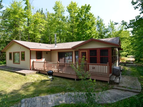 Sunset on the Bay House in Wisconsin