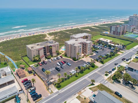 Aerial of Beach House Condominiums!