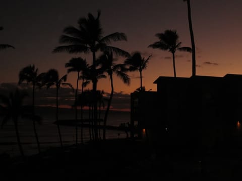 Sunset from balcony.