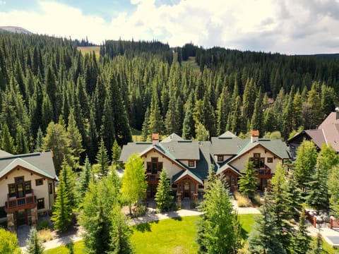 Beautiful aerial view of the townhomes