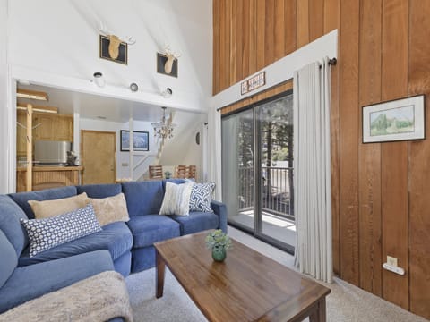 view from living room to entrance