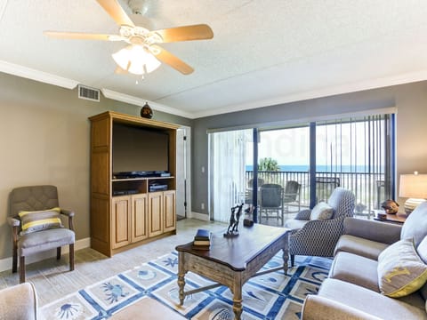 Living Room and Balcony with Ocean View