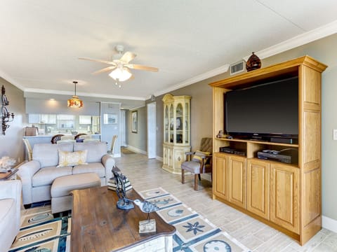 Living Room and Balcony with Ocean View