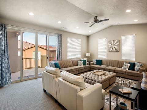 Family Room 2nd Level with Patio Access