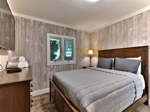 Bedroom #1 with Smart TV and streaming services (Left Unit)