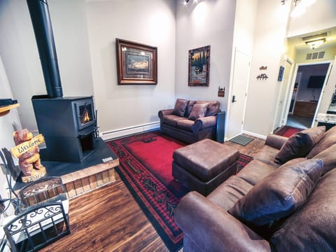 Living Room with Door to Deck