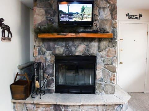 Wood-Burning Fireplace