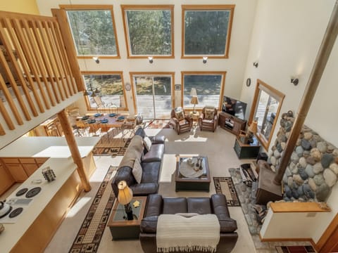 View from stairs
