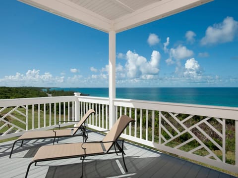 View from the west deck, facing the sunset  Deck has covered and open areas.