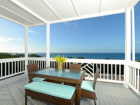 View from the deck, 50 miles of ocean, facing west toward the sunset.