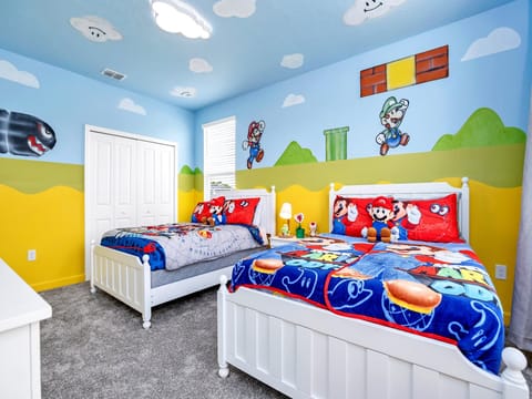 Super Mario Suite! Attached full bathroom