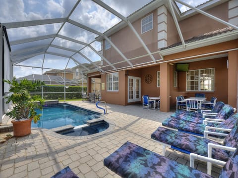 Pool deck and lanai area