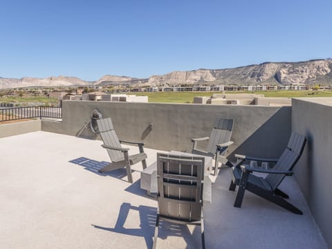 Rooftop Seating Area and View