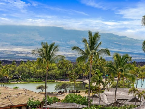 Lanai views of the mountain~ pond and beach