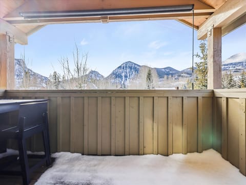 Balcony - Moose Xing - Frisco Vacation Rental