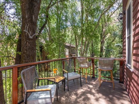 Private Deck with Gas Grill and River views