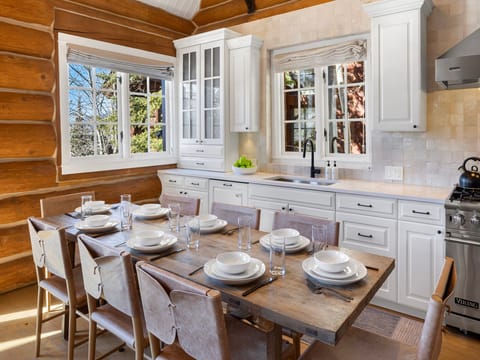 Open-concept living, family, kitchen, and dining area designed for large gatherings and effortless entertaining.