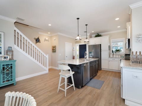 Downstairs powder room
