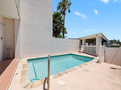 Private sparkling pool!