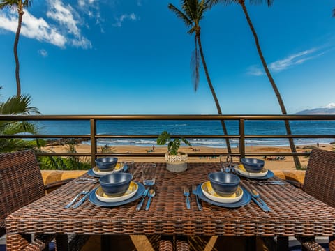 Overlooking the salt and sand as you sip!