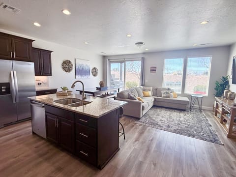 Kitchen and Living Area