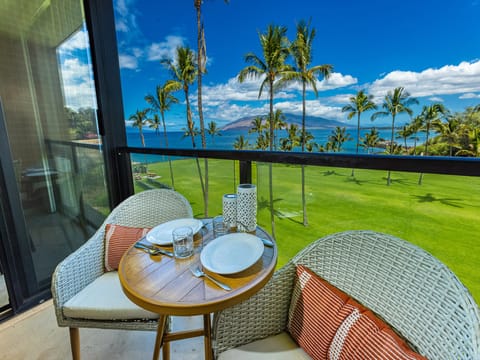 Stunning ocean and island views from private lanai.