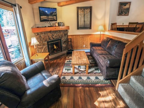 Wood-Burning Fireplace